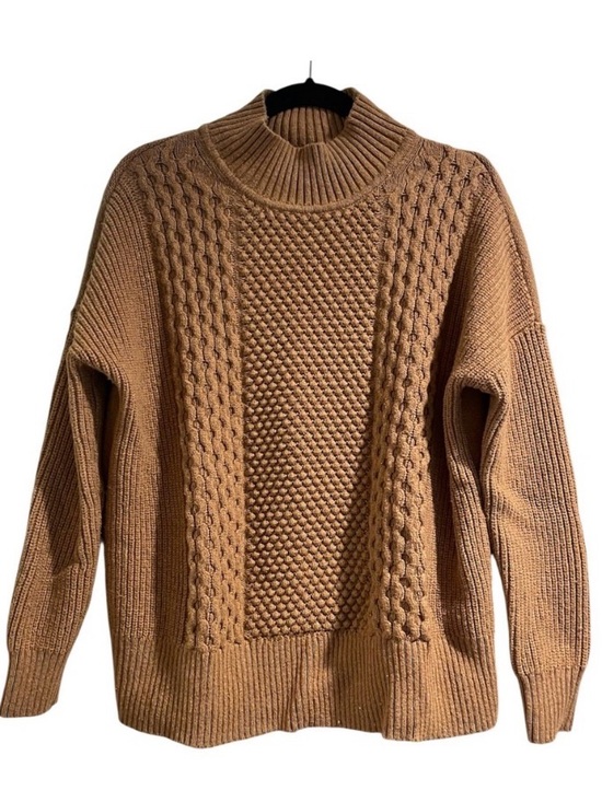 GAP Sweaters - GAP women Camel Cable Turtleneck Sweater size s